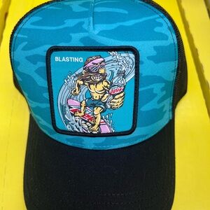 Baja Mountain Dew Graphic Trucker Hat - Unique & Rare